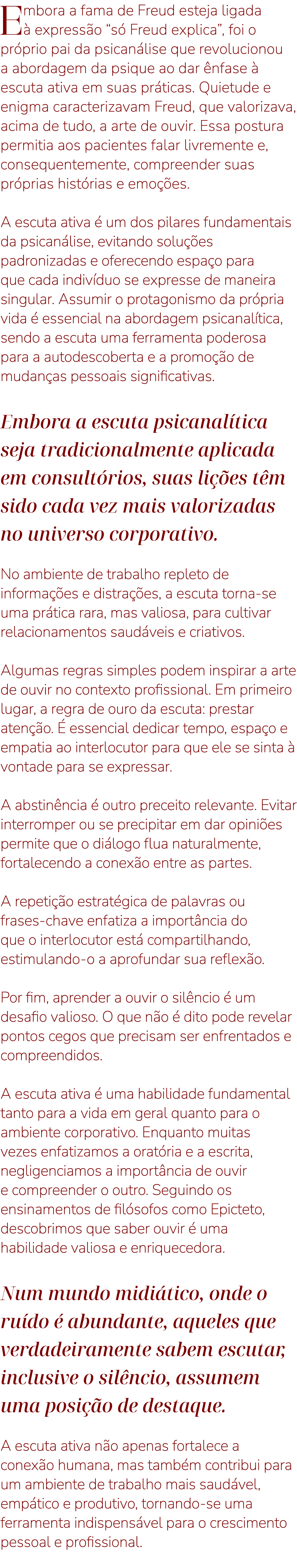 Embora a fama de Freud esteja ligada  express o “s  Freud explica”, foi o pr prio pai da psican lise que revoluciono...